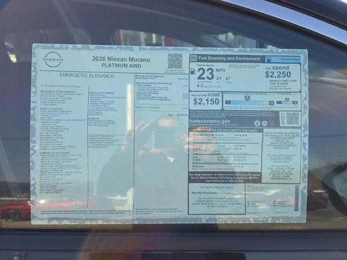 2026 Nissan Murano Platinum