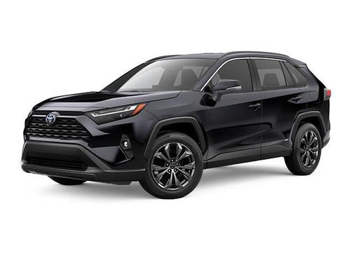 Midnight Black Metallic 2025 Toyota RAV4 Hybrid XLE Premium