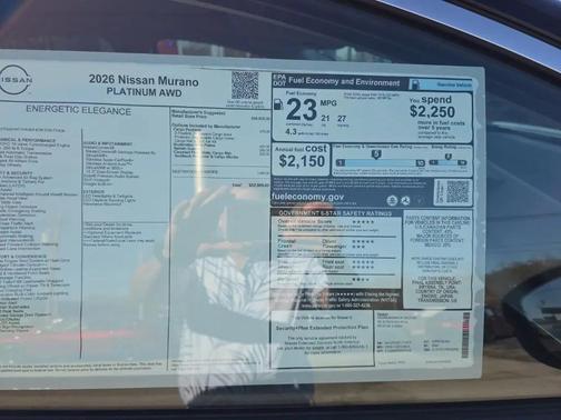 2026 Nissan Murano Platinum