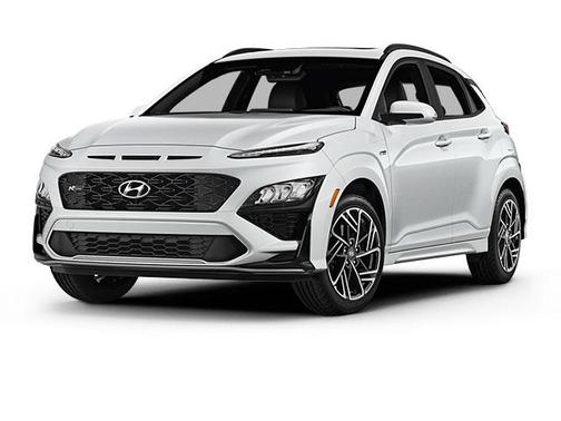 Lunar White 2022 Hyundai KONA N Line