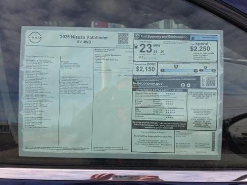 2026 Nissan Pathfinder SV