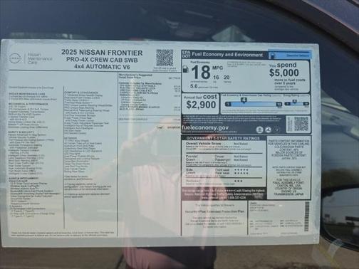 2025 Nissan Frontier PRO-4X