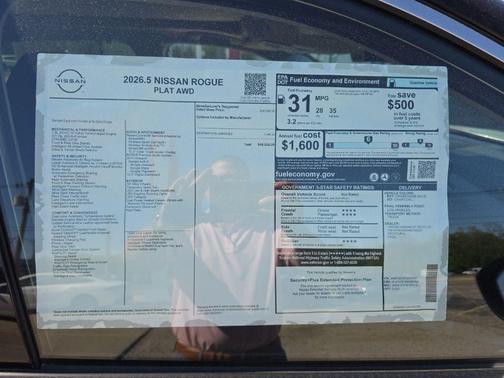 Champagne Silver Metallic 2026 Nissan Rogue Platinum