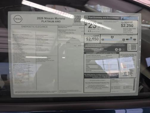 2026 Nissan Murano Platinum