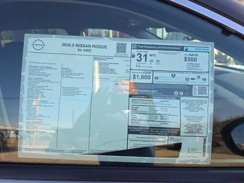 2026 Nissan Rogue SV