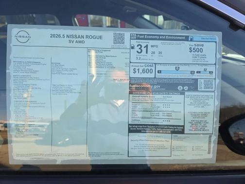 2026 Nissan Rogue SV