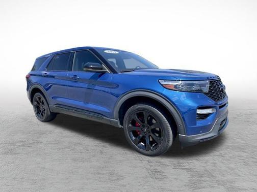 Blue Metallic 2021 Ford Explorer ST