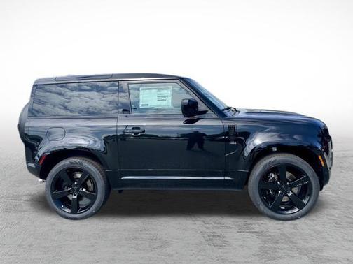 Santorini Black 2026 Land Rover Defender V8