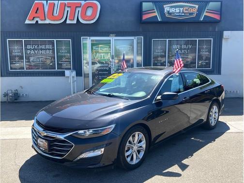 Gray 2022 Chevrolet Malibu LT