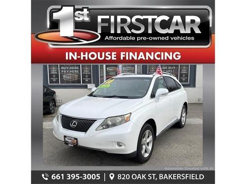 White 2011 Lexus RX 350 Base