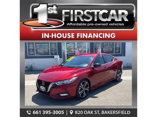 Scarlet Ember 2021 Nissan Sentra SR