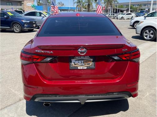 Scarlet Ember 2021 Nissan Sentra SR