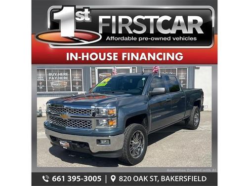 Blue 2014 Chevrolet Silverado 1500 LT