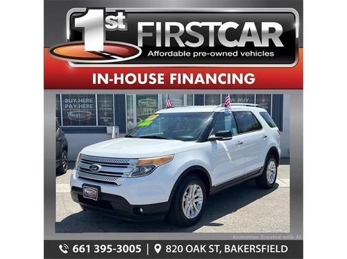 White 2015 Ford Explorer XLT