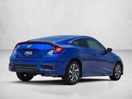 Aegean Blue Metallic 2019 Honda Civic LX