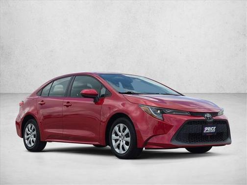 Barcelona Red Metallic 2021 Toyota Corolla LE