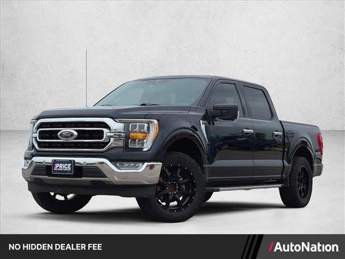 Antimatter Blue Metallic 2021 Ford F-150 XLT