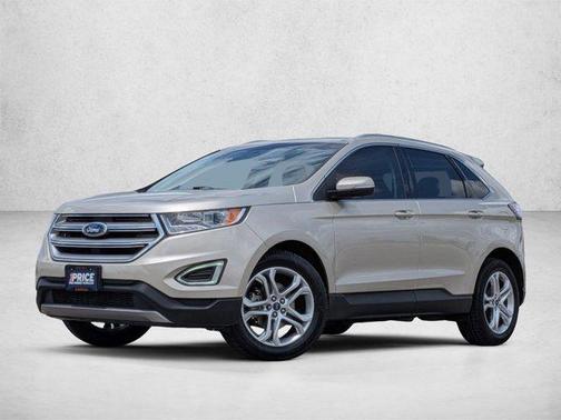 White Gold Metallic 2018 Ford Edge Titanium