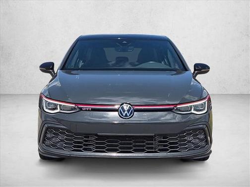 Urano Gray w/Black Roof 2023 Volkswagen Golf GTI 2.0T S DSG