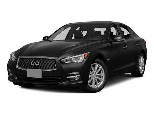 Black Obsidian 2015 INFINITI Q50 Hybrid Premium