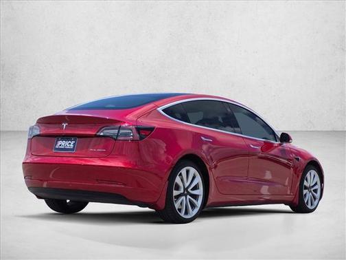 Red Multi-Coat 2018 Tesla Model 3 Long Range