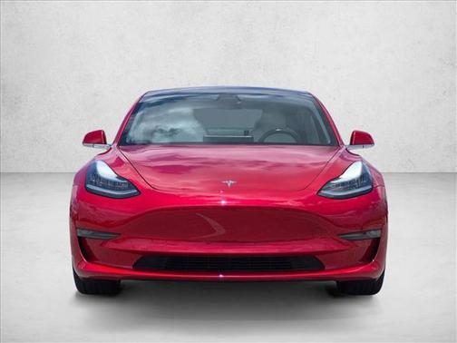 Red Multi-Coat 2018 Tesla Model 3 Long Range