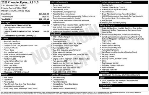 2022 Chevrolet Equinox LS