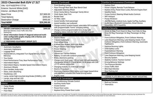 2023 Chevrolet Bolt EUV FWD LT