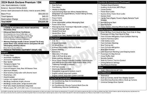2024 Buick Enclave PREMIUM