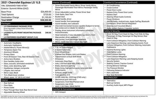 2021 Chevrolet Equinox LS