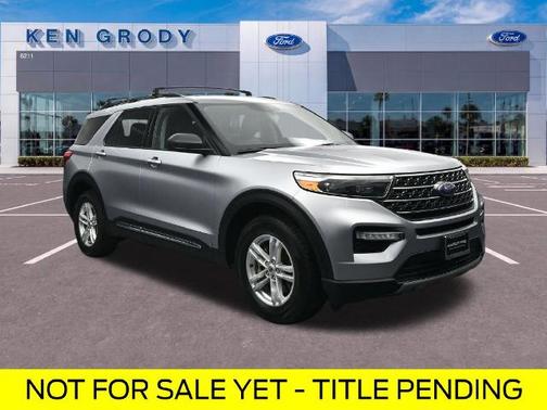 ICONIC SILVER METALLIC 2022 Ford Explorer XLT