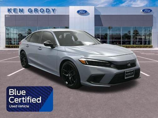 Blue 2022 Honda Civic SPORT