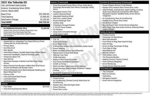 2021 Kia Telluride EX