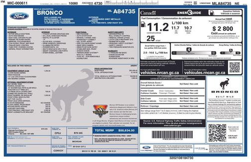 2021 Ford Bronco Outer Banks