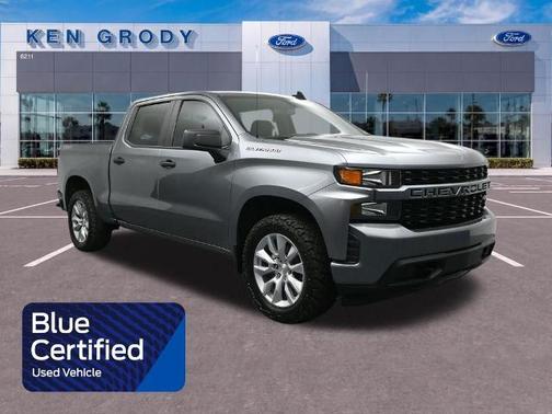 Satin Steel Metallic 2021 Chevrolet Silverado 1500 CUSTOM