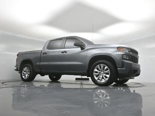 Satin Steel Metallic 2021 Chevrolet Silverado 1500 CUSTOM