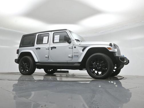 Silver Zynith Clearcoat 2023 Jeep Wrangler 4xe Sahara