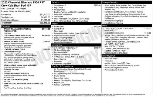 2022 Chevrolet Silverado 1500 RST