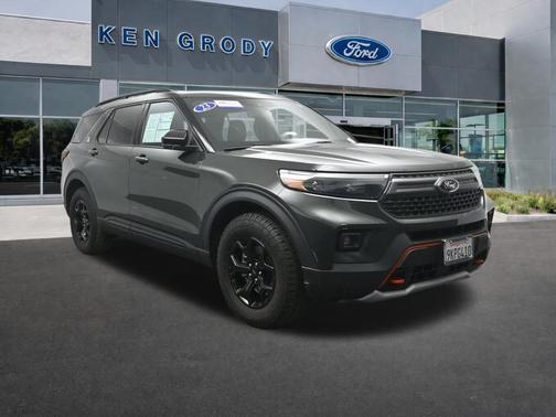 Forged Green Metallic 2023 Ford Explorer Timberline