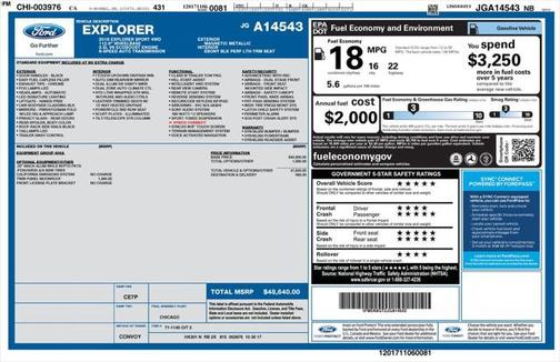 2018 Ford Explorer Sport
