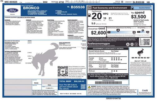 2025 Ford Bronco Outer Banks