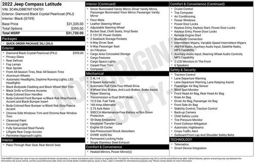 2022 Jeep Compass Latitude