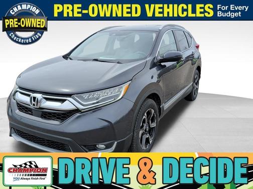 Gray 2017 Honda CR-V Touring