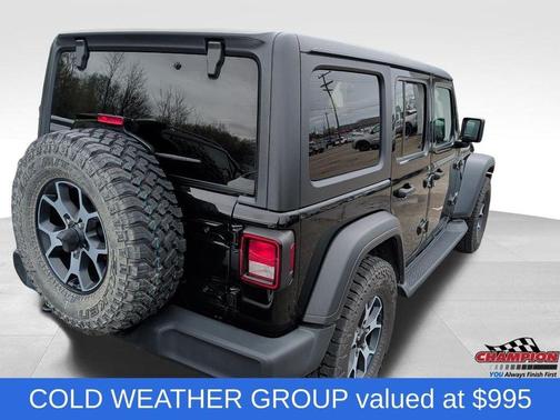 Black Clearcoat 2021 Jeep Wrangler Unlimited Sport