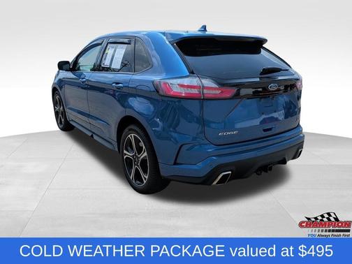 Blue Metallic 2019 Ford Edge ST