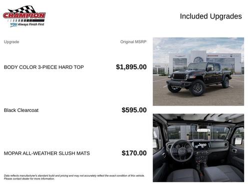 Black Clearcoat 2026 Jeep Gladiator Mojave