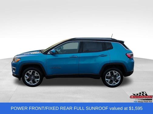 Laser Blue 2019 Jeep Compass Limited