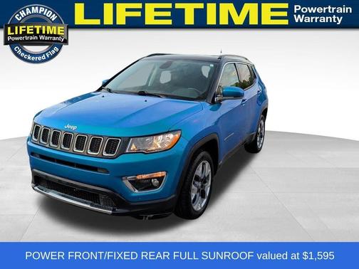 Laser Blue 2019 Jeep Compass Limited
