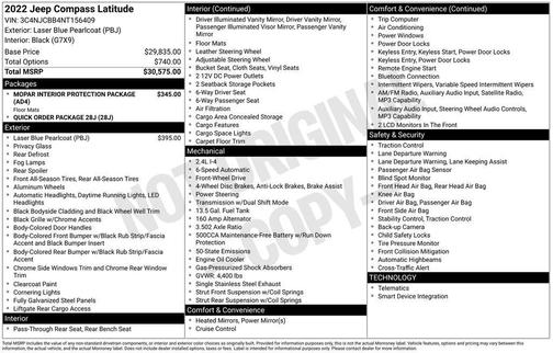 2022 Jeep Compass Latitude