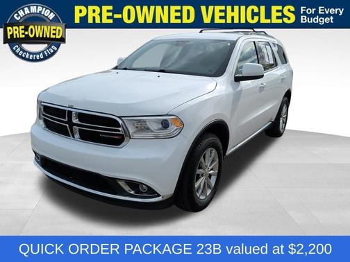 White Knuckle Clearcoat 2017 Dodge Durango SXT